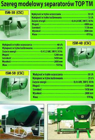 Separator do oczyszczania Aerodynamiczny
