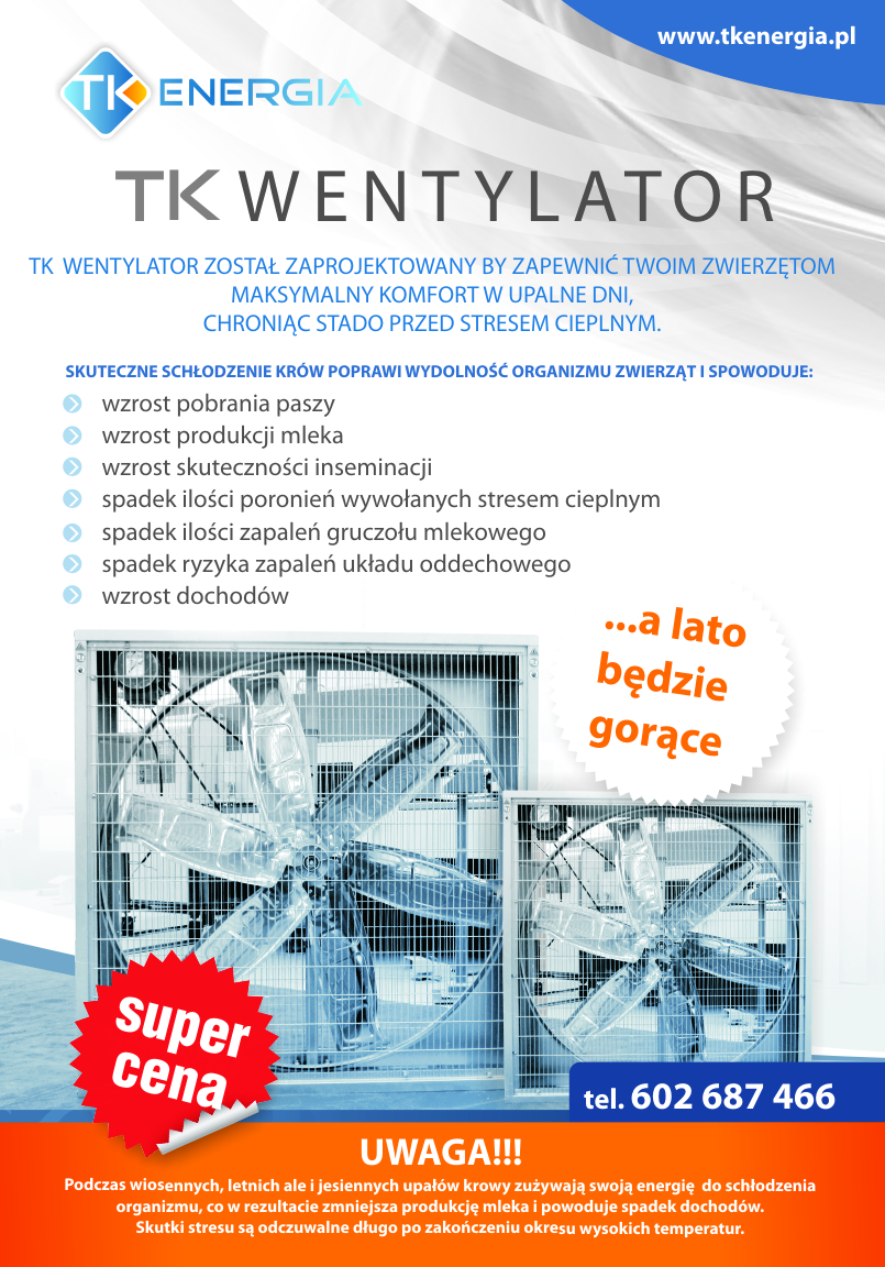 TK WENTYLATOR MIESZACZ POWIETRZA 140X140cm DUŻY