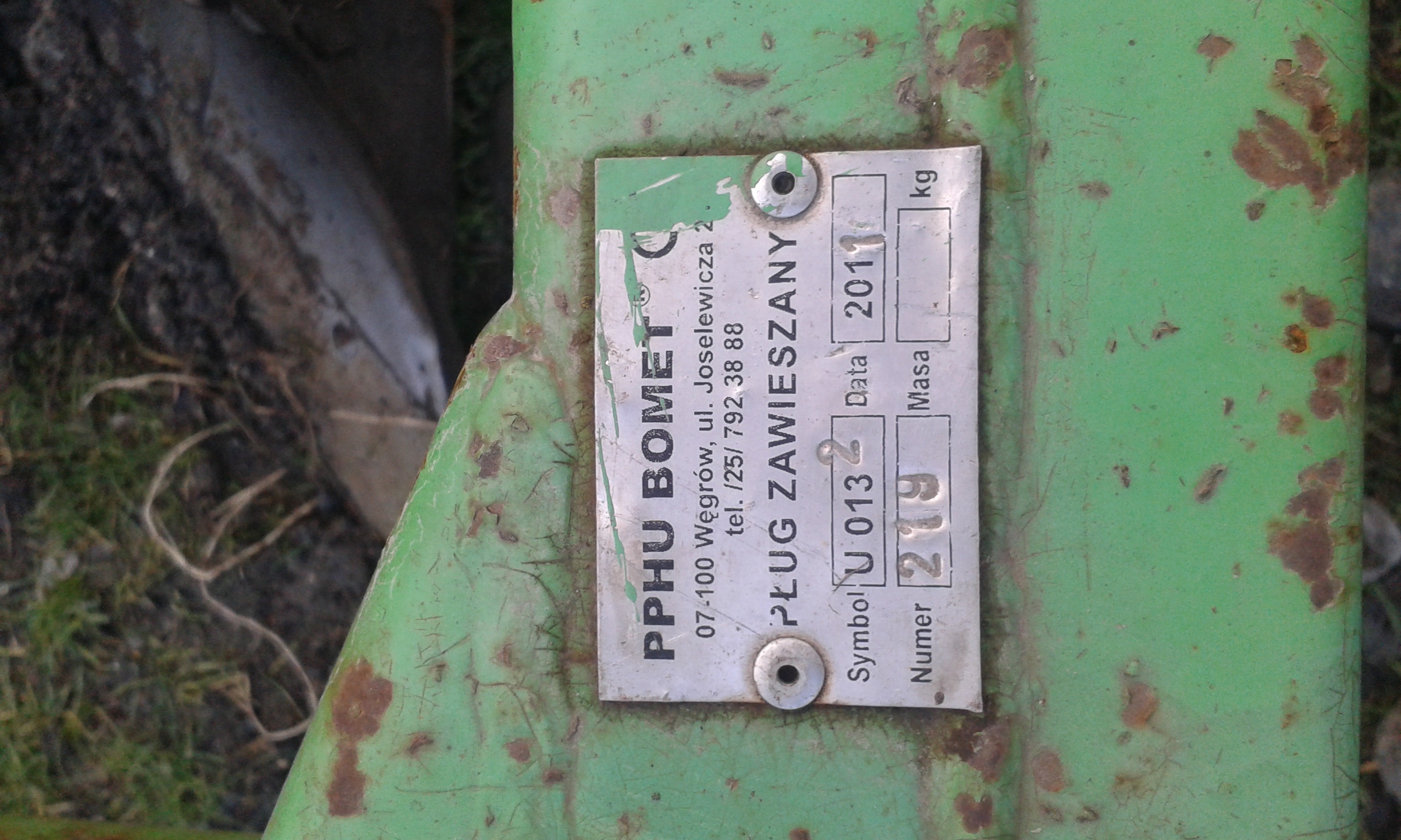 Pług 4 Bomet 