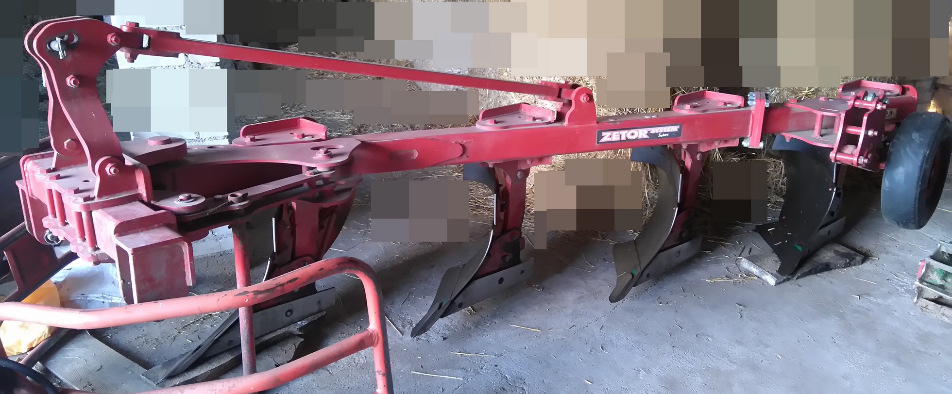 OKAZJA JAK NOWY 4 SKIBOWY PŁUG SUKOV Zetor System